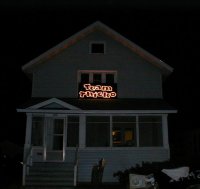 Thicko headquarters at night